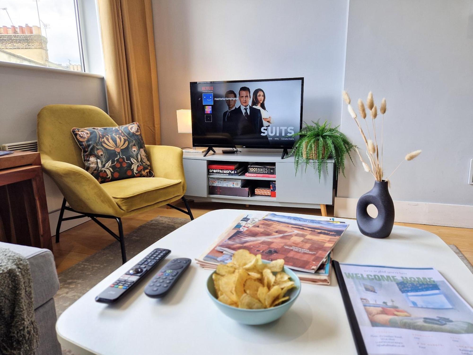 1-Bed Apartment, Close To Kensington Olympia With Free Wi-Fi & Netflix London Exterior photo